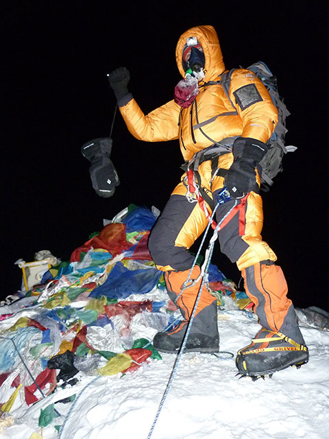 Barry Cohen, South Africa, Everest summit