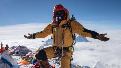 Jamie sixth Everest summit